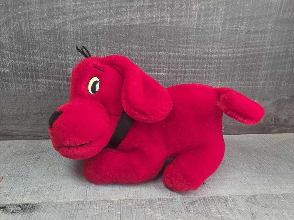 SCHOLASTIC 2000 Vintage Clifford Big Red Dog 10” Long Plush Toy g59